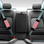 Grunge American Flag Print Car Seat Belt Covers