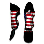 Grunge American Flag Print Muay Thai Shin Guard