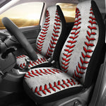 Grunge Baseball Stitches Universal Fit Car Seat Covers GearFrost