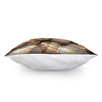 Grunge Baseballs Print Pillow Cover