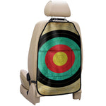 Grunge Bullseye Target Print Car Seat Organizers