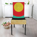 Grunge Bullseye Target Print Dining Chair Slipcover