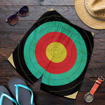 Grunge Bullseye Target Print Men's Shorts