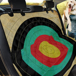 Grunge Bullseye Target Print Pet Car Back Seat Cover