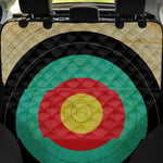 Grunge Bullseye Target Print Pet Car Back Seat Cover