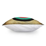 Grunge Bullseye Target Print Pillow Cover