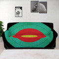 Grunge Bullseye Target Print Sofa Cover
