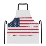 Grunge Flag Of USA Print Apron