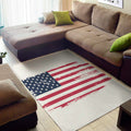Grunge Flag Of USA Print Floor Mat