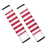 Grunge Flag Of USA Print Car Seat Belt Covers