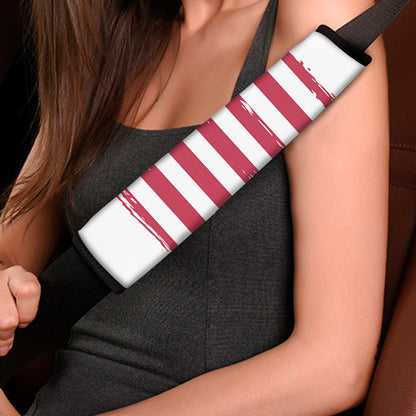 Grunge Flag Of USA Print Car Seat Belt Covers