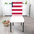 Grunge Flag Of USA Print Dining Chair Slipcover