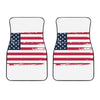 Grunge Flag Of USA Print Front Car Floor Mats