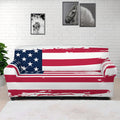 Grunge Flag Of USA Print Sofa Cover
