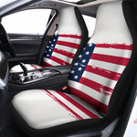 Grunge Flag Of USA Print Universal Fit Car Seat Covers