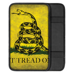 Grunge Gadsden Flag Print Car Center Console Cover