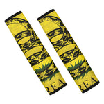 Grunge Gadsden Flag Print Car Seat Belt Covers