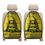 Grunge Gadsden Flag Print Car Seat Organizers