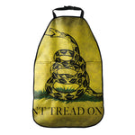 Grunge Gadsden Flag Print Car Seat Organizers