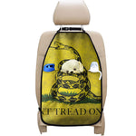 Grunge Gadsden Flag Print Car Seat Organizers