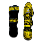 Grunge Gadsden Flag Print Muay Thai Shin Guard