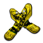 Grunge Gadsden Flag Print Muay Thai Shin Guard