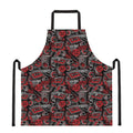 Grunge Graffiti Pattern Print Apron