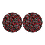 Grunge Graffiti Pattern Print Car Coasters