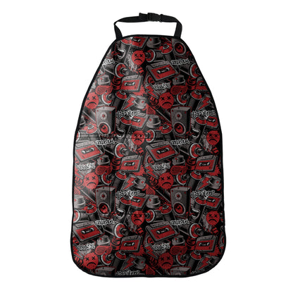 Grunge Graffiti Pattern Print Car Seat Organizers