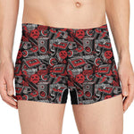 Grunge Graffiti Pattern Print Men's Boxer Briefs