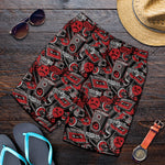 Grunge Graffiti Pattern Print Men's Shorts