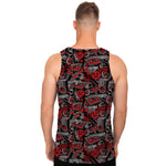 Grunge Graffiti Pattern Print Men's Tank Top