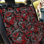 Grunge Graffiti Pattern Print Pet Car Back Seat Cover
