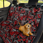 Grunge Graffiti Pattern Print Pet Car Back Seat Cover