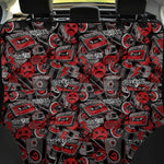 Grunge Graffiti Pattern Print Pet Car Back Seat Cover