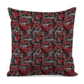Grunge Graffiti Pattern Print Pillow Cover