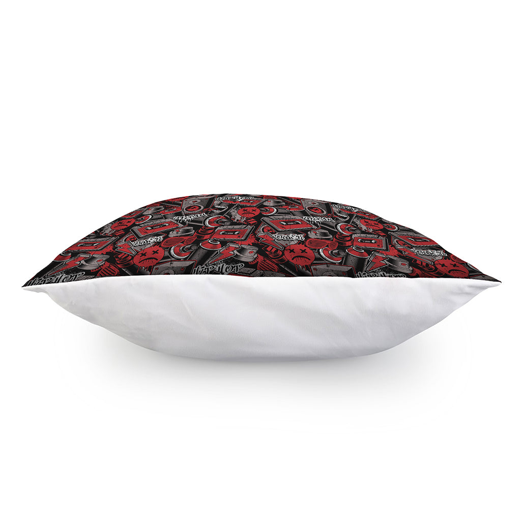 Grunge Graffiti Pattern Print Pillow Cover
