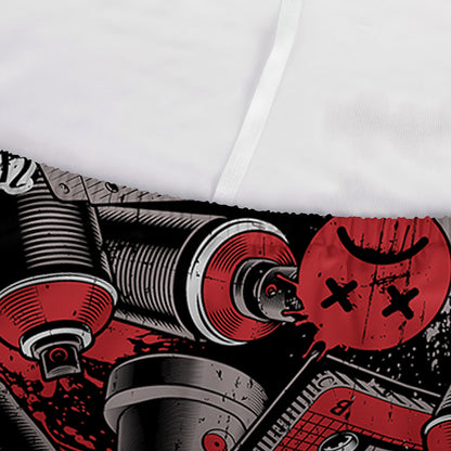 Grunge Graffiti Pattern Print Sofa Cover