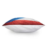 Grunge Puerto Rican Flag Print Pillow Cover