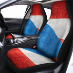 Grunge Puerto Rican Flag Print Universal Fit Car Seat Covers