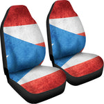 Grunge Puerto Rican Flag Print Universal Fit Car Seat Covers