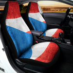 Grunge Puerto Rican Flag Print Universal Fit Car Seat Covers
