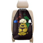 Grunge Rasta Lion Print Car Seat Organizers