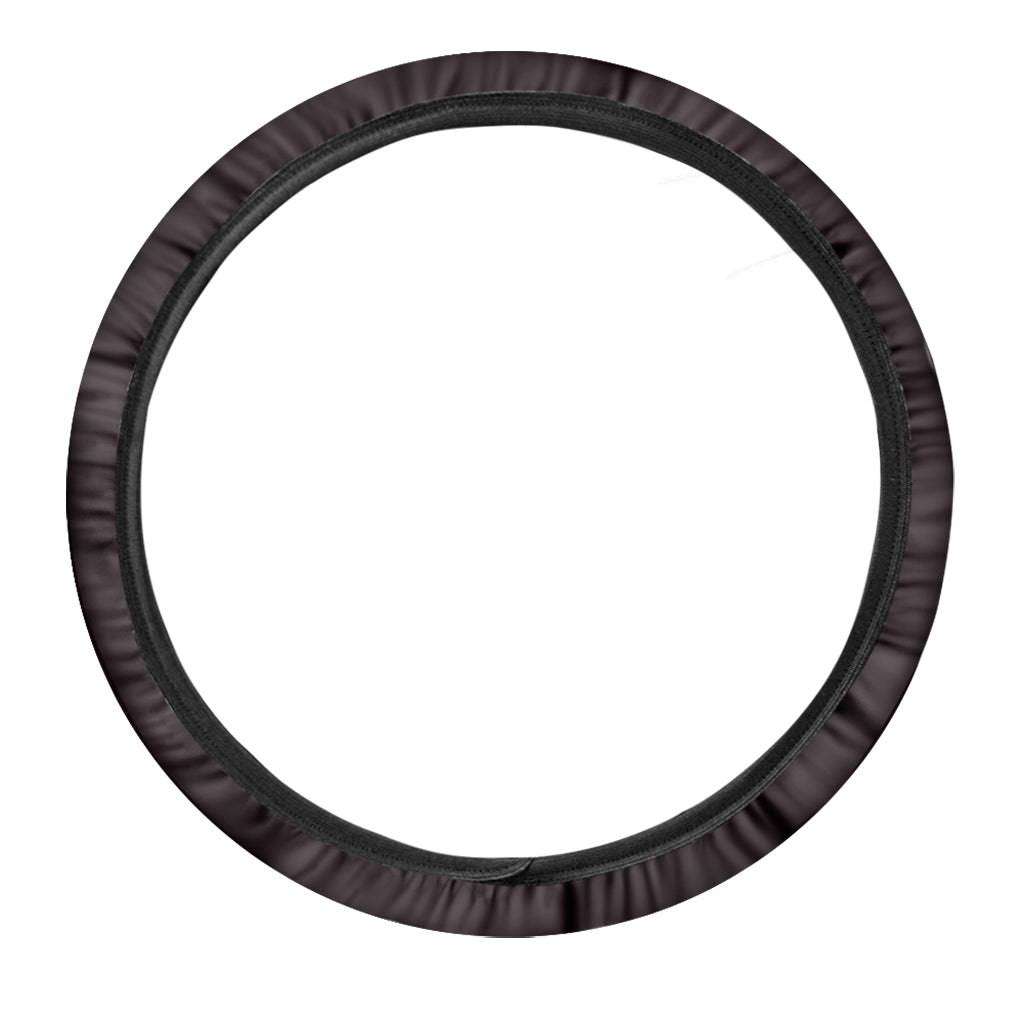 Grunge Rasta Lion Print Car Steering Wheel Cover