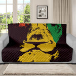 Grunge Rasta Lion Print Futon Protector