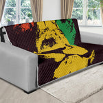 Grunge Rasta Lion Print Futon Protector