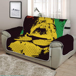 Grunge Rasta Lion Print Half Sofa Protector