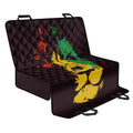 Grunge Rasta Lion Print Pet Car Back Seat Cover