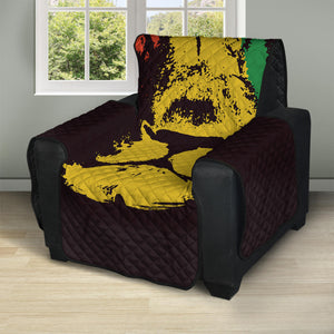 Grunge Rasta Lion Print Recliner Protector