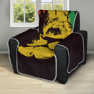 Grunge Rasta Lion Print Recliner Protector